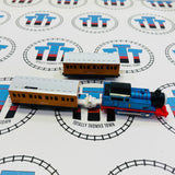 Steam Along Thomas Set with Steam Thomas (working with steam) Used in Box - TOMY