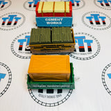 Sodor Building Co. Cargo Cars (1 Different Cargo Piece) Used - Trackmaster