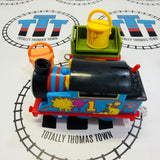 Paint Delivery Set #1 with Train (1 Curve Piece different colour) Used - All Engines Go Trackmaster Revolution