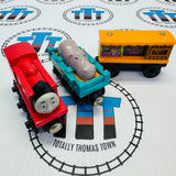 Ivo Hugh and the Zoo Cars (Learning Curve) Good Condition Wooden - Used