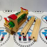 BRIO Lifting Bridge Red Roof #2 Missing String Does Not Lift 33357 Used - Wooden