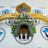 Mountain Overpass Tunnel with Sound (Bottom Activator NOT WORKING) #4 Wooden - Used