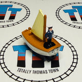 Skiff with Original Livery with Sailor John Pull Along Capsule No front hook Capsule Plarail - Used