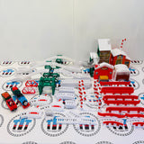 Holiday Cargo Delivery Set #1 Complete (Different Cargo Cars/Some Pieces Bent) Used - Trackmaster Revolution
