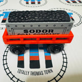 Red Cargo Car with Sodor Coal Company Cargo (Learning Curve) Wooden - Used