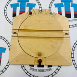 8” Turntable Track #2 Clickity Clack Marked Wooden - Used