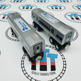 MTA Metro-North Railroad 2-Car Set Other Brand Train Wooden - Used