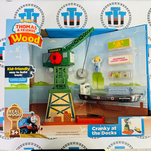 Cranky at the Docks (Thomas Wood Mattel) Wooden - New
