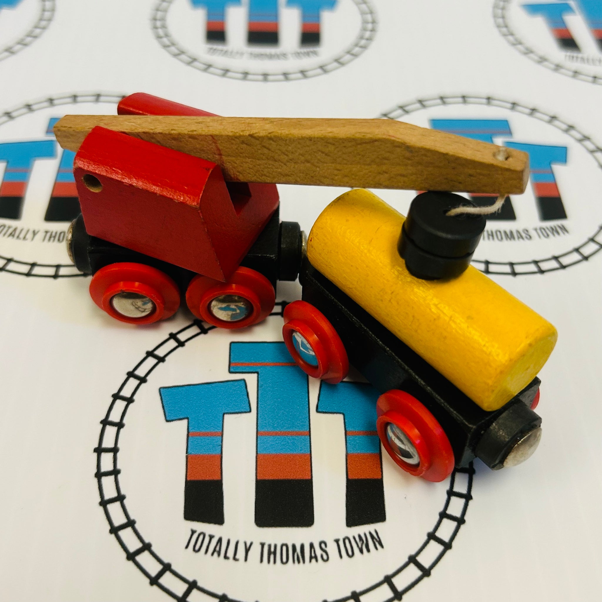 BRIO 33329 Vintage Railway Crane Used