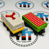 Fog Horn Cars (Learning Curve) Good Condition Wooden - Used