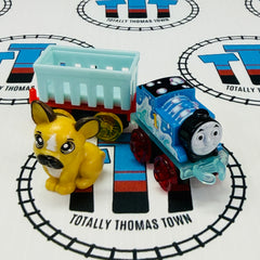 Fizz ‘n Go Thomas with Cargo Car & French Bulldog Used - Minis