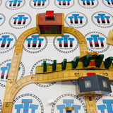 Storm on Sodor Set #1 No Trains/Collapsing Barn Not Working Wooden - Used