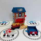 Percy & The Mail Station Set #1 No Train Wooden - Used