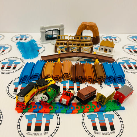 Capsule Plarail Set #5 See Notes - 58 Pieces Used