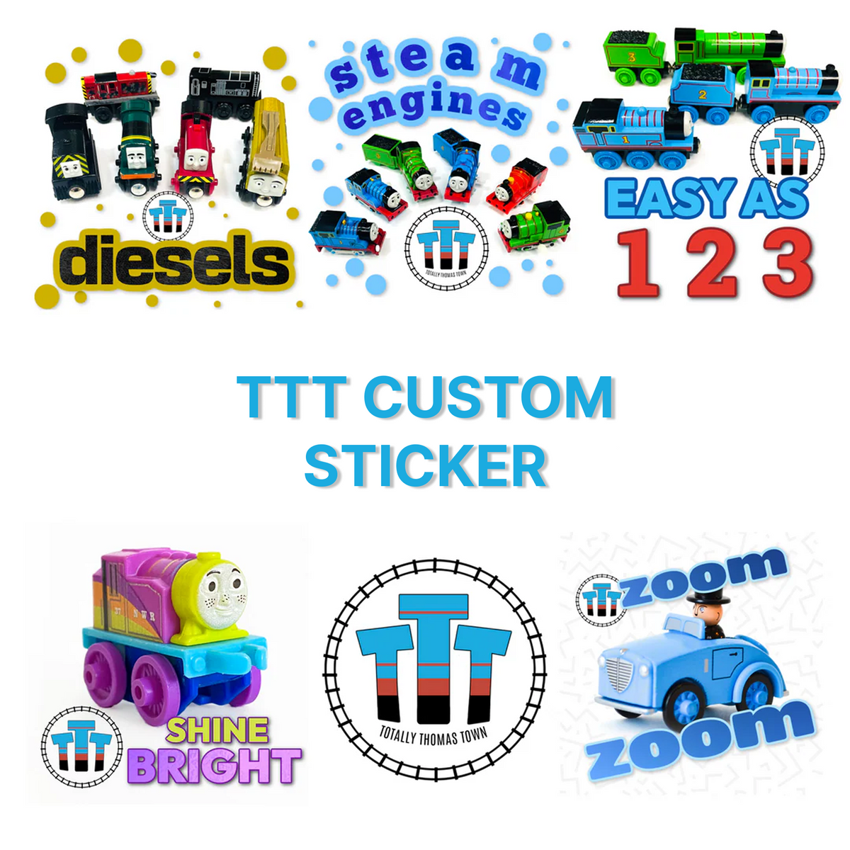 TIER 6: FREE OVER $10 (CAD) - One Randomly Selected TTT Custom Sticker ...