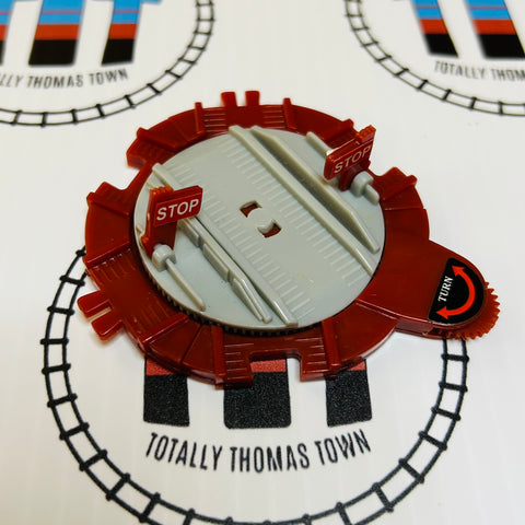 Grey and Red Turntable Glued Together Capsule Plarail - Used