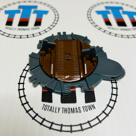Grey and Brown Turntable No/Missing Stickers Capsule Plarail - Used