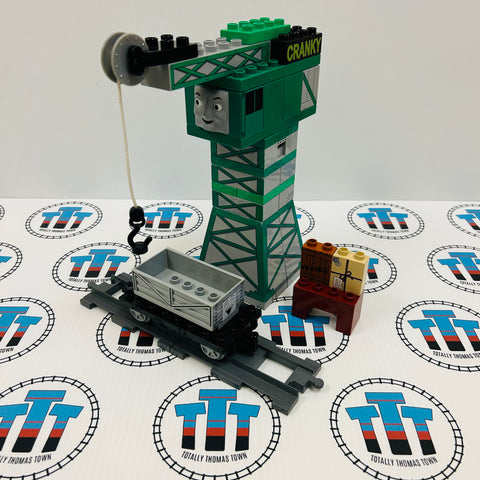 3301 Cranky Loading Crane (Modified/Troublesome Truck Different Base) LEGO Duplo - Used