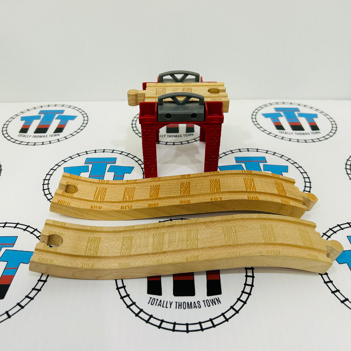 Stacking Riser Straight 1 Piece with Ascending Track Pack Wooden - Use ...