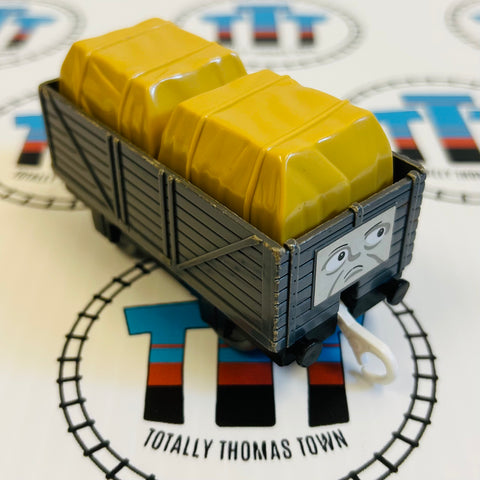 Troublesome Truck with Hay Cargo Fair Condition (2002) Used - TOMY