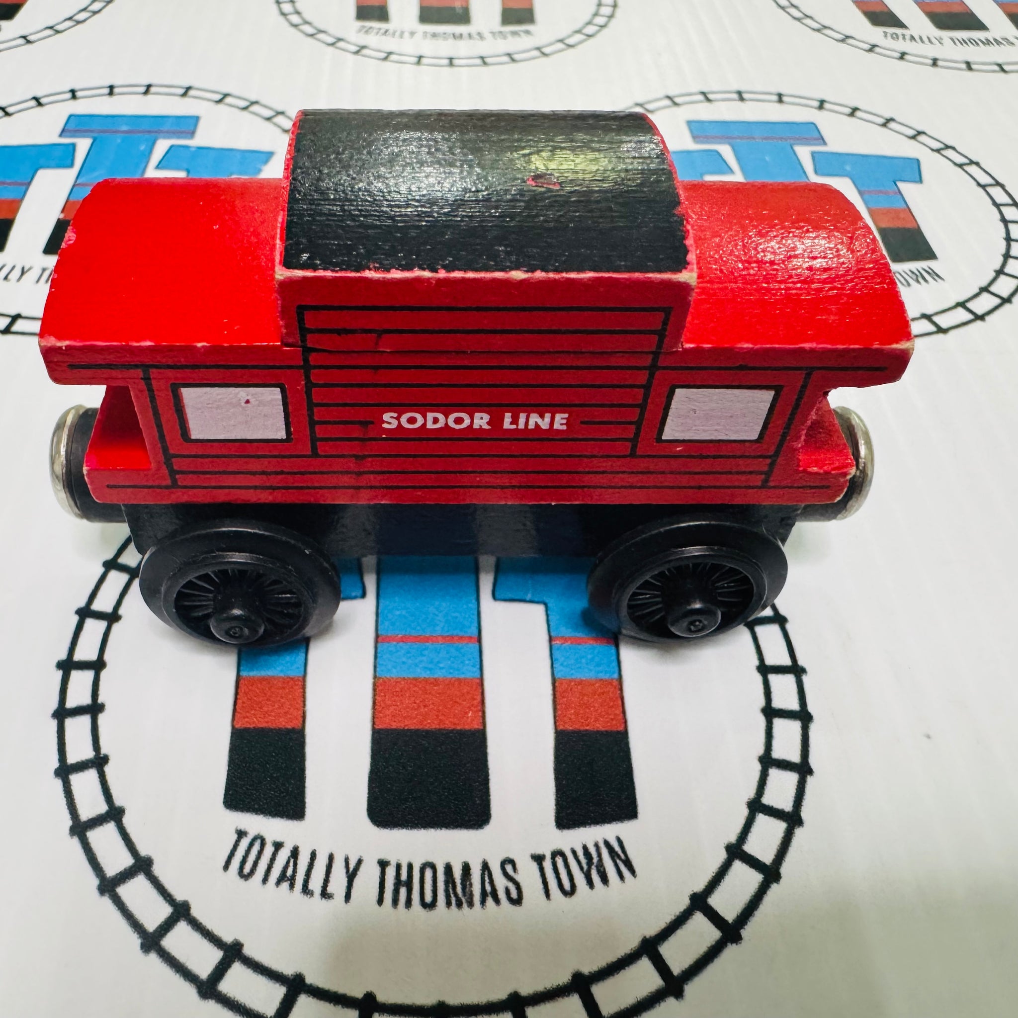 Sodor Line Caboose Flat Magnet with Staples Good Condition  display picture 1