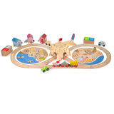 Coastal Clean Up Train Set BIGJIGS Rail Wooden - NEW in Box