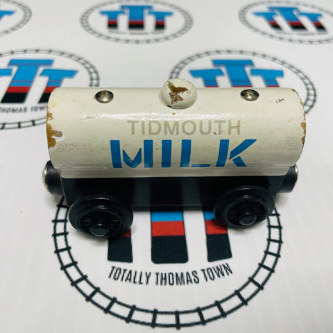 Tidmouth Milk Tanker (Learning Curve 1996) Poor Condition Rare Wooden - Used