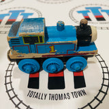 Thomas Flat Magnet with Staples Rare Poor Condition Wooden - Used