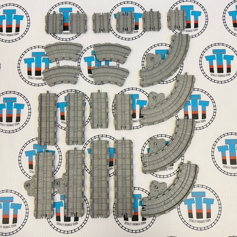 Straight and Curved Track Pack Complete Used - Take n Play