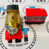 Golden Thomas and Caboose (2013) Used - Trackmaster Revolution