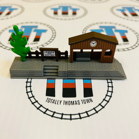 Brown Japanese Station Capsule Plarail - Used