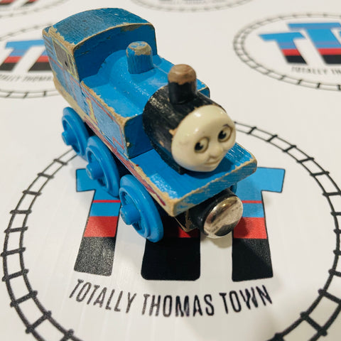 Thomas Flat Magnet with Staples Rare Poor Condition Wooden - Used