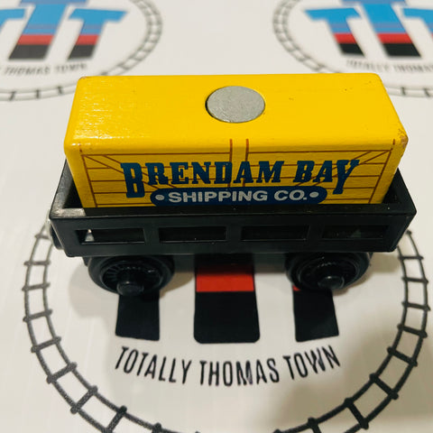 Cargo Car Black with Yellow Brendam Bay Cargo Wooden - Used