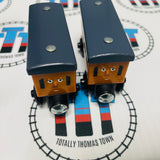Light up and Reveal (Roll and Glow) Annie and Clarabel (Mattel) Very Good Condition Wooden - Used