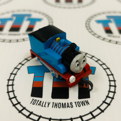 Surprised Thomas with Light Newer Face No Stickers Pull Along Capsule Plarail - Used