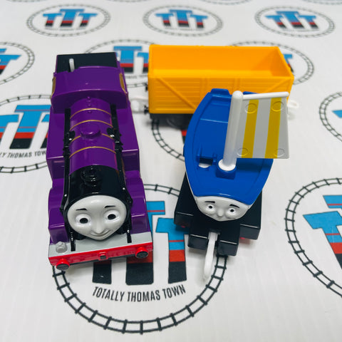 Ryan, Skiff and Cargo Car New no Box - TOMY