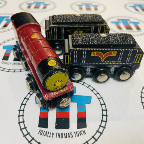 TRU-08-RR Engine with Coal Cars Other Brand Wooden - Used