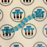 Clear Blue & White Flexi-Rail Track Capsule Plarail - New in Opened Packaging