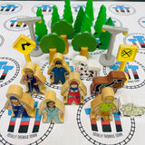 Accessory Pack #4 Other Brand 25 Pieces Wooden - Used