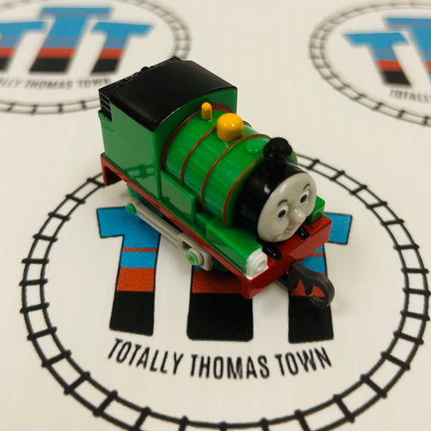 Percy Eyes Straight No Stickers Pull Along Capsule Plarail - Used