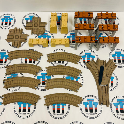 Cross, Switch and Stack Track Pack Complete Used - Trackmaster