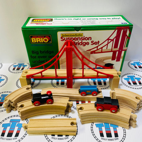 Intermediate Suspension Bridge Set 33030 in Box Wooden - Used