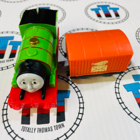 Percy with Mail Car (2013 Mattel) Good Condition Used - Trackmaster Revolution