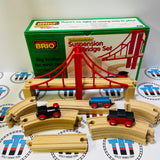 Intermediate Suspension Bridge Set 33030 in Box Wooden - Used