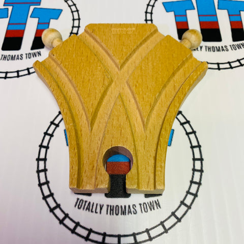 Curved Male/Male Switch Track Used - BRIO Brand