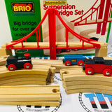 Intermediate Suspension Bridge Set 33030 in Box Wooden - Used