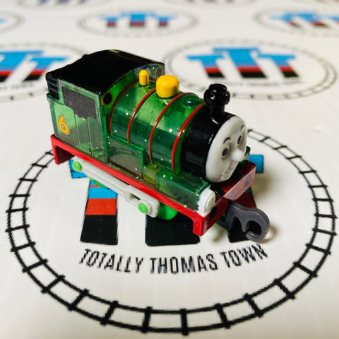 Clear Glitter Percy Pull Along Capsule Plarail - Used