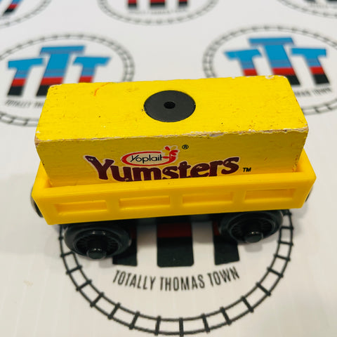 Yumsters Cargo & Yellow Cargo Car Wooden - Used