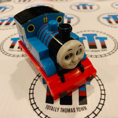 Plastic Pull Back Thomas with Moving Eyes Used - TOMY