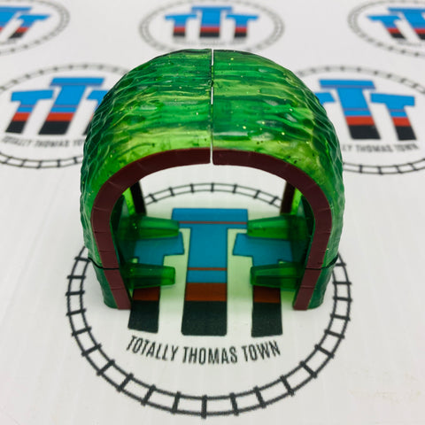 Clear Glitter Green Tunnel Capsule Plarail - Used